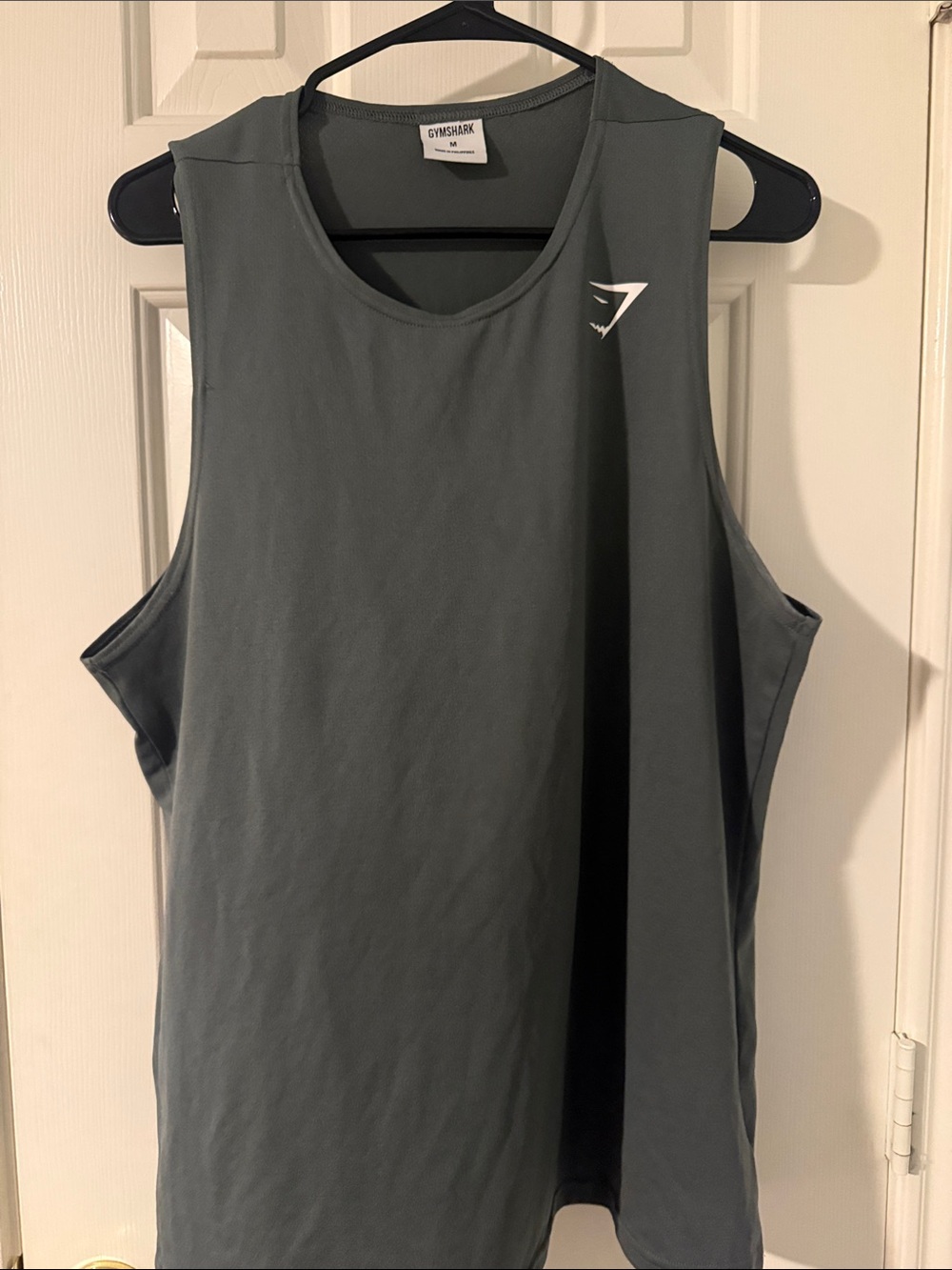 Gymshark Men's Tank Top in Charcoal Gray